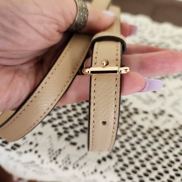 Euc Coach Light Tan Leather Shouder Bag Tote Purse - Picture 11 of 14